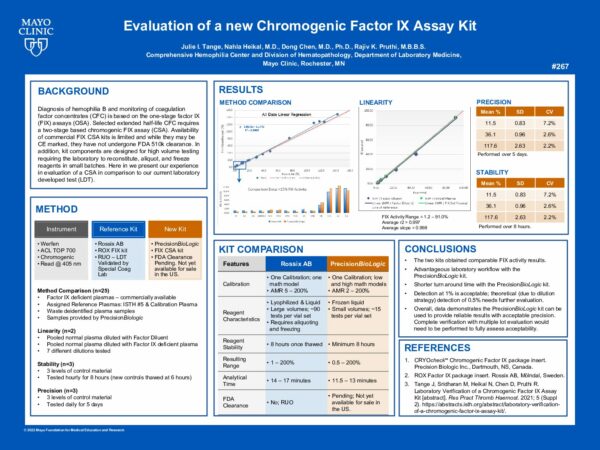 Poster_CCCF09_Evaluation_of_a_new_Chromogenic_Factor_IX_Assay_Kit