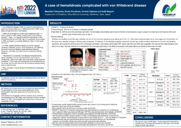 Poster_T-TAS01_ISTH2022_A_case_of_hematidrosis_complicated_with_von_Willebrand