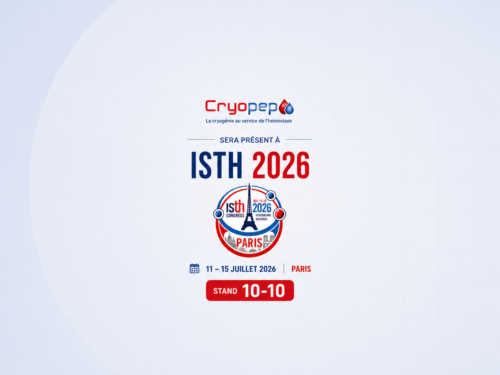 Cryopep à l’ISTH 2026 de Paris