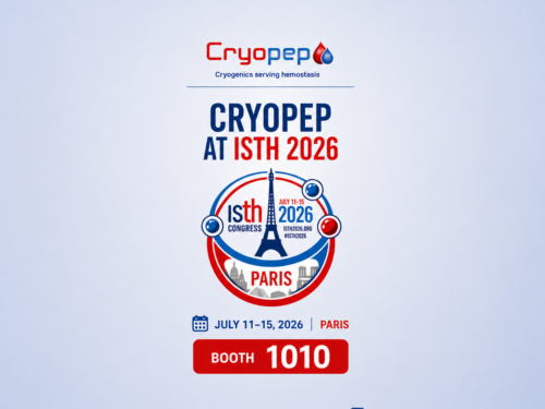 Cryopep à l’ISTH 2026 de Paris