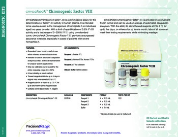 CRYOcheck Chromogenic FVIII