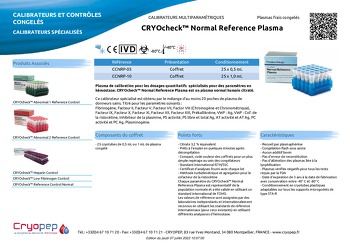 Cryocheck™ Normal Reference Plasma