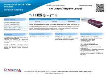 CRYOcheck™ Heparin Control