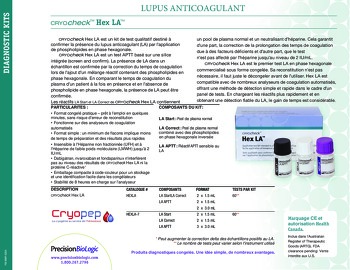 Cryocheck Lupus Anticoagulant Hex LA