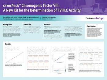 THSNA 2020 Chromogenic Factor VIII New kit 