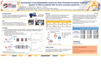 ISTH 2020 Assessment Hemostatic System Total Thrombus formation Analysis System