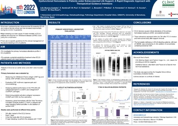 ISTH 2022 Dysfunctional Hemostasis in Patients under Extracorporeal Life Support. A Rapid Diagnostic Approach with Therapeutical Guidance Intentions