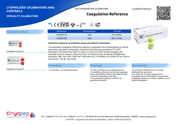 Product sheet Coagulation Reference