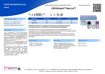 Product sheet CRYOcheck™ Hex LA™