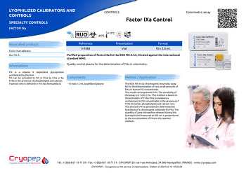 Product sheet Factor IXa Control