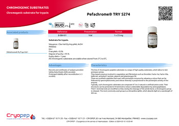 Product sheet Pefachrome® TRY 5274