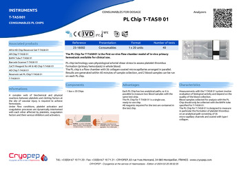 Product sheet PL Chip T-TAS® 01