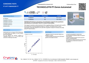 Product sheet TECHNOCLOT® PT Owren Automated