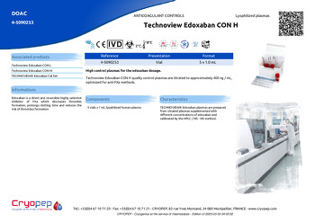 Product sheet Technoview Edoxaban CON H
