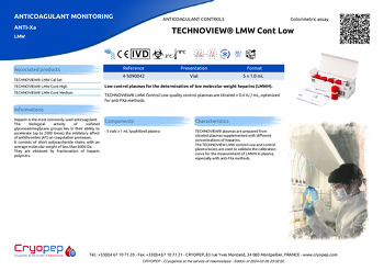 Product sheet TECHNOVIEW® LMW Cont Low