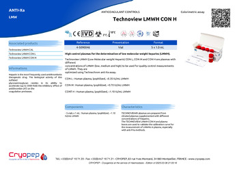 Product sheet Technoview LMWH CON H