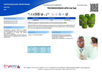 Product sheet TECHNOVIEW® UFH Cal Set