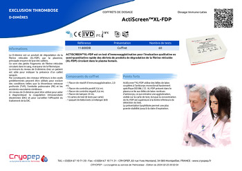 Fiche produit ActiScreen™XL-FDP