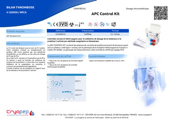 Fiche produit APC Control Kit