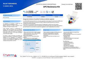 Fiche produit APC Resistance Kit