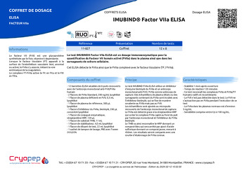 Fiche produit IMUBIND® Factor VIIa ELISA