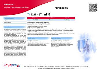 Fiche produit PEPBLOC FG