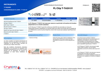 Fiche produit PL Chip T-TAS® 01