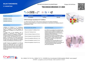 Fiche produit TECHNOCHROM® C1-INH