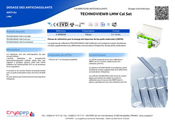 Fiche produit TECHNOVIEW® LMW Cal Set