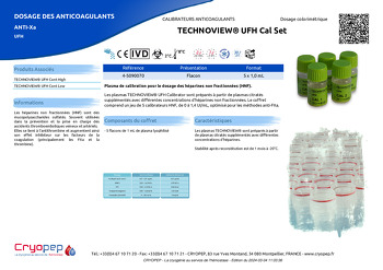 Fiche produit TECHNOVIEW® UFH Cal Set