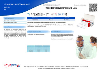 Fiche produit TECHNOVIEW® UFH Cont Low