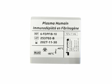 Fibrinogen Immunodepleted Deficient Human Plasma 