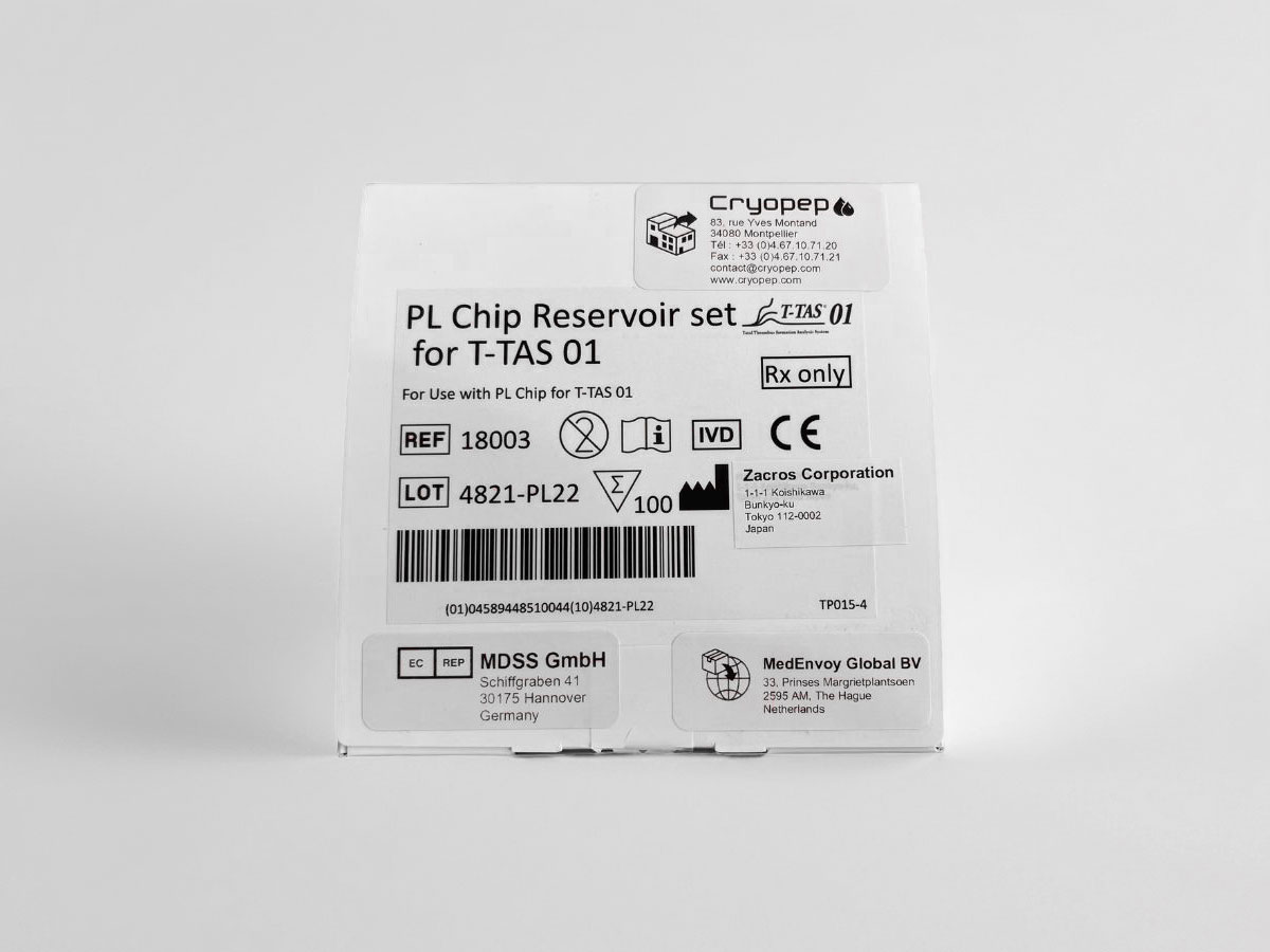 Réservoir set PL Chip T-TAS® 01