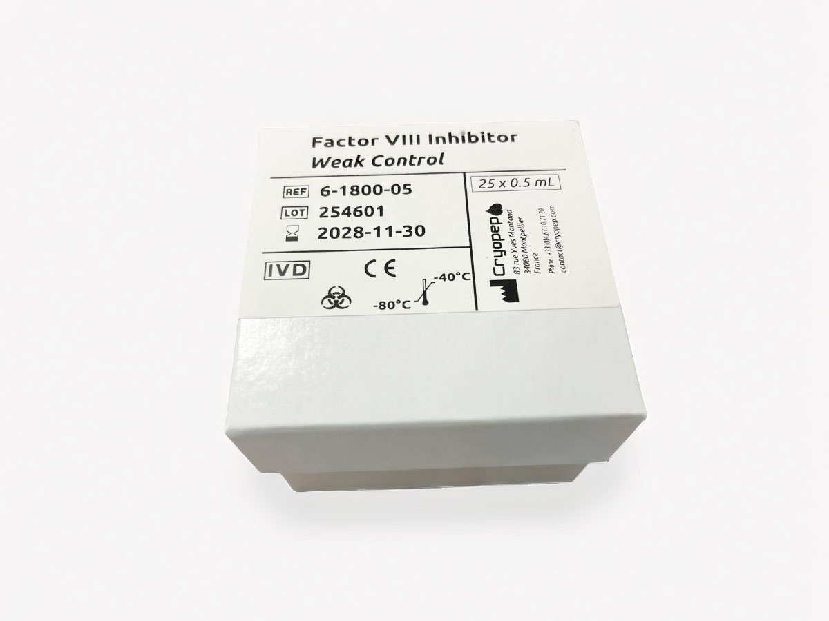 Factor VIII Inhibitor Plasma Weak Control