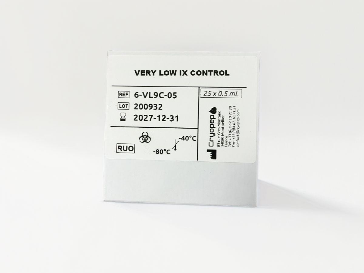 Very Low IX Control Plasma