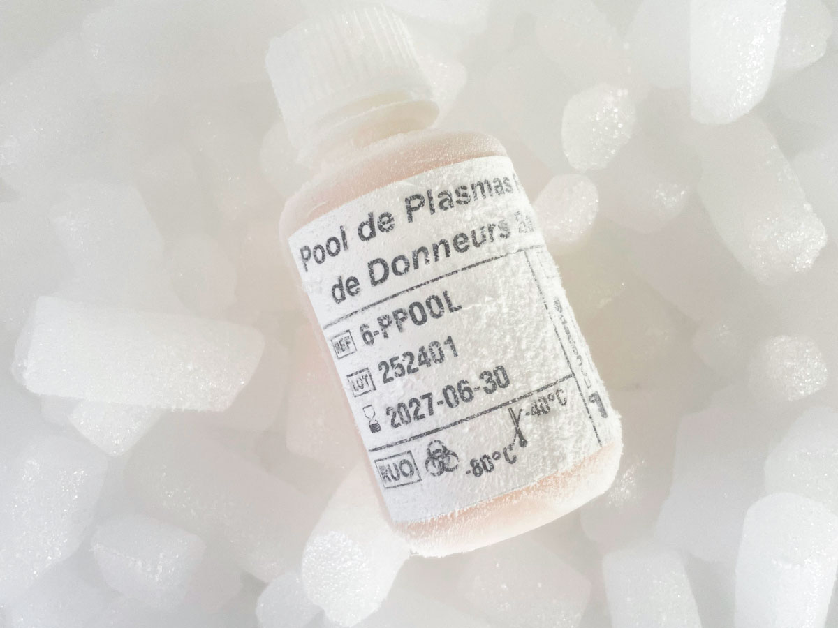 Pool de plasmas frais de donneurs sains Pool de plasmas frais de donneurs sains